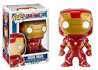  Funko POP! Marvel Captain America 3 Civil War Iron Man Vinyl Action Figure 126